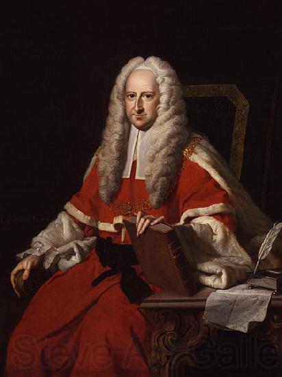 Thomas Hudson Portrait of Sir John Willes Spain oil painting art